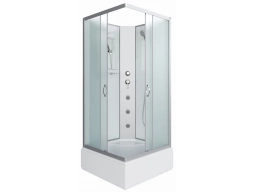 Душевая кабина Niagara Classic NG-1108-14BKG 90x90 средний поддон, матовое стекло