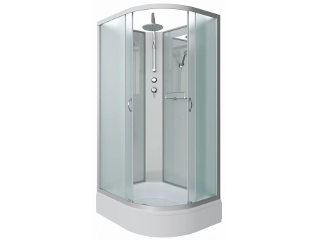 Душевая кабина Niagara Classic NG-33094-14LBKT 100x90 со средним поддоном, матовым стеклом 330944LBKT