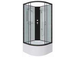 Душевая кабина Niagara Classic NG-6707-14BK 80x80 высокий поддон, прозрачное стекло