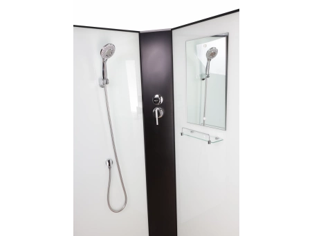 Душевая кабина Niagara Classic NG-6707-14BK 80x80 с высоким поддоном, прозрачным стеклом 67071414BK - фото 4
