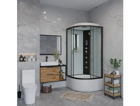 Душевая кабина Niagara Classic NG-6707-14F 80x80 с высоким поддоном, прозрачным стеклом 67071414F - фото 3