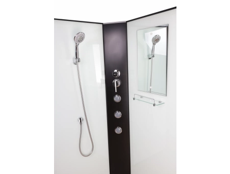 Душевая кабина Niagara Classic NG-6701-14BKG 90x90 со средним поддоном, прозрачным стеклом 67011414BKG - фото 4