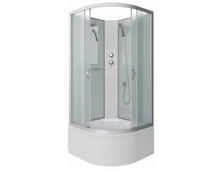 Душевая кабина Niagara Classic NG-2309-14BK 100x100 с высоким поддоном, матовым стеклом 23091424BK