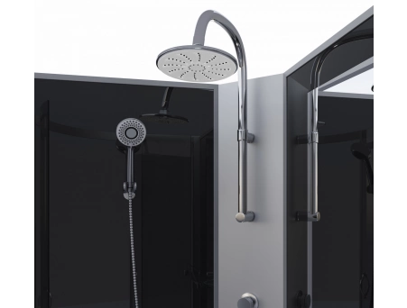 Душевая кабина Niagara Classic NG-2509-14BKTG 100x100 с высоким поддоном, тонированным стеклом 25091434BKTG - фото 4