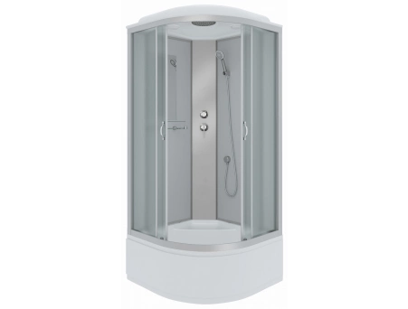 Душевая кабина Niagara Classic NG-2307-14 80x80 с высоким поддоном, матовым стеклом 23071424