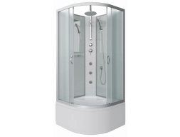 Душевая кабина Niagara Classic NG-2307-14BKTG 80x80 высокий поддон, матовое стекло