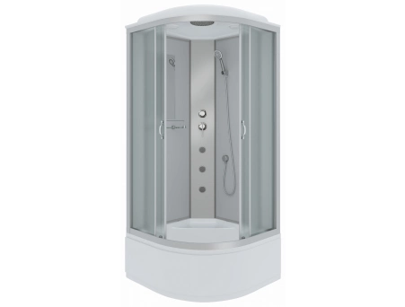 Душевая кабина Niagara Classic NG-2307-14G 80x80 с высоким поддоном, матовым стеклом 23071424G