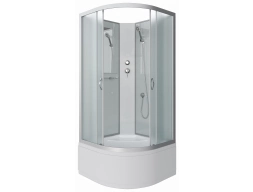 Душевая кабина Niagara Classic NG-2307-14BK 80x80 высокий поддон, матовое стекло