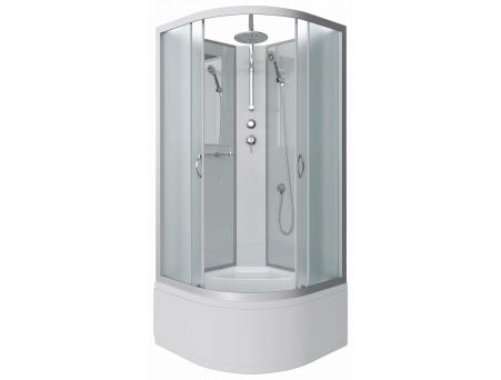 Душевая кабина Niagara Classic NG-2308-14BKT 90x90 с высоким поддоном, матовым стеклом 23081424BKT