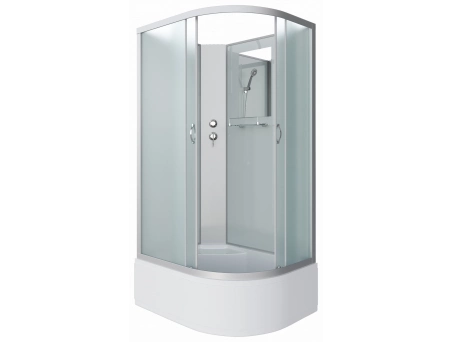 Душевая кабина Niagara Classic NG-2310-14LBK 120x80 с высоким поддоном, матовым стеклом 23101424LBK