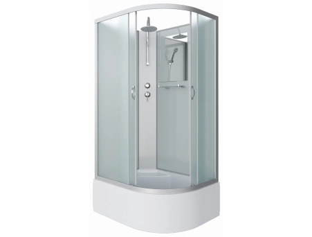 Душевая кабина Niagara Classic NG-2310-14LBKT 120x80 с высоким поддоном, матовым стеклом 23101424LBKT