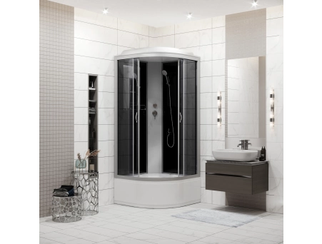 Душевая кабина Niagara Classic NG-2508-14 90x90 с высоким поддоном, тонированным стеклом 25081434 - фото 3