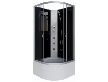 Душевая кабина Niagara Classic NG-2508-14BKG 90x90 с высоким поддоном, тонированным стеклом 25081434BKG