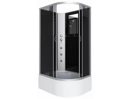 Душевая кабина Niagara Classic NG-2510-14LBKG 120x80 с высоким поддоном, тонированным стеклом 25101434LBKG