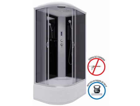 Душевая кабина Niagara Classic NG-2510-14RP 120x80 с высоким поддоном, тонированным стеклом 25101434RP - фото 2