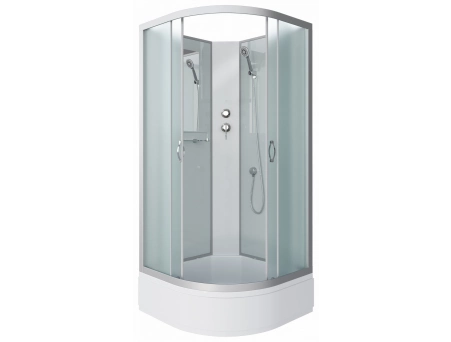 Душевая кабина Niagara Classic NG-3302-14BK 100x100 со средним поддоном, матовым стеклом 33021424BK