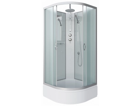 Душевая кабина Niagara Classic NG-3302-14BKT 100x100 со средним поддоном, матовым стеклом 33021424BKT