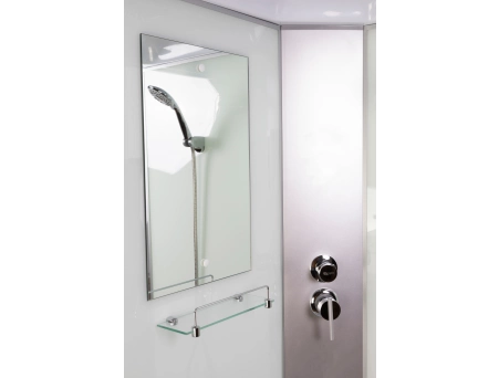 Душевая кабина Niagara Classic NG-33084-14RF 100x80 со средним поддоном, матовым стеклом 330844RF - фото 4