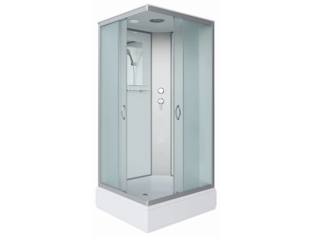 Душевая кабина Niagara Classic NG-33084-14Q 100x80 со средним поддоном, матовым стеклом 330844Q