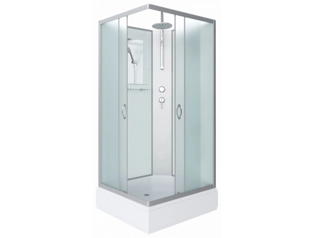 Душевая кабина Niagara Classic NG-33084-14QBKT 100x80 со средним поддоном, матовым стеклом 330844QBKT