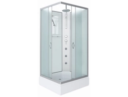Душевая кабина Niagara Classic NG-33084-14QBKTG 100x80 средний поддон, матовое стекло