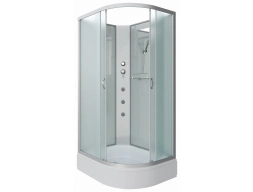 Душевая кабина Niagara Classic NG-33184-14LBKG 110x80 средний поддон, матовое стекло