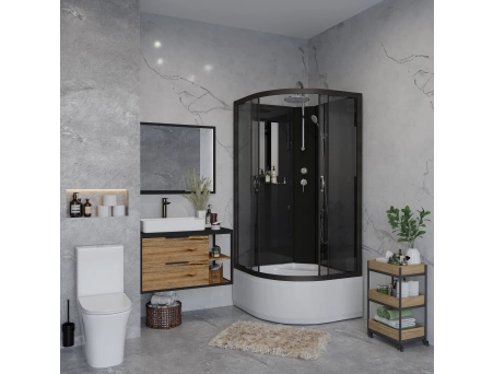 Душевая кабина Niagara Classic NG-6508-14BKT 90x90 с высоким поддоном, тонированным стеклом 65081434BKT - фото 3