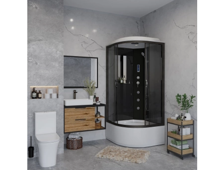 Душевая кабина Niagara Classic NG-6508-14F 90x90 с высоким поддоном, тонированным стеклом 65081434F - фото 3