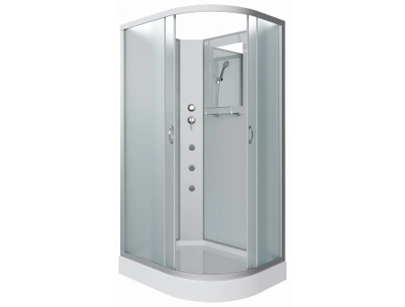 Душевая кабина Niagara Classic NG-3312-14LBKG 120x80 с низким поддоном, матовым стеклом 33121423LBKG