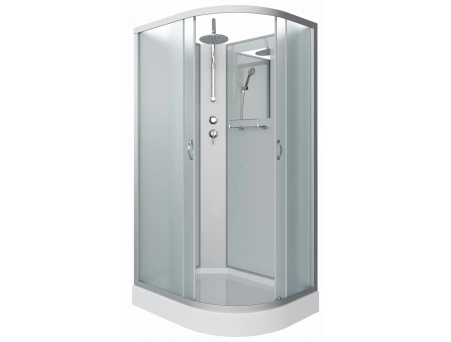 Душевая кабина Niagara Classic NG-3312-14LBKT 120x80 с низким поддоном, матовым стеклом 33121423LBKT