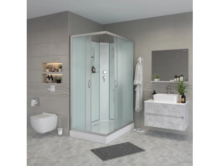 Душевая кабина Niagara Classic NG-43295-14QBK 120x90 с низким поддоном, матовым стеклом 432953QBK - фото 3