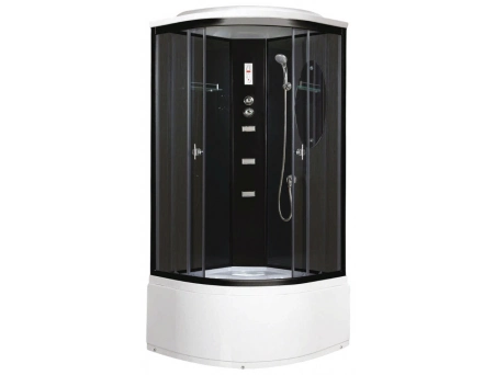 Душевая кабина Niagara Ultra NG-212-01N 100x100 с высоким поддоном, тонированным стеклом 2120134N