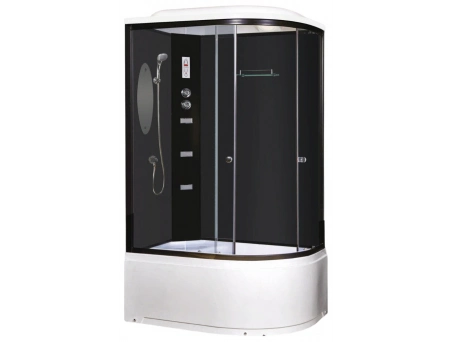 Душевая кабина Niagara Ultra NG-214-01LN 120x80 с высоким поддоном, тонированным стеклом 2140134LN