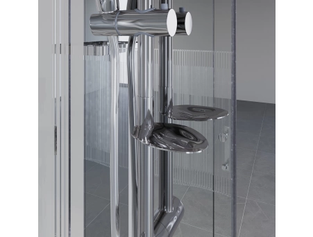 Душевая кабина Niagara Ultra NG-701-01 90x90 с низким поддоном, прозрачным стеклом с рисунком 7010164 - фото 5