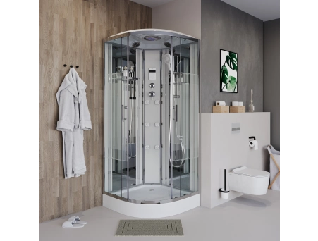 Душевая кабина Niagara Ultra NG-702-01 100x100 с низким поддоном, прозрачным стеклом с рисунком 7020164 - фото 2