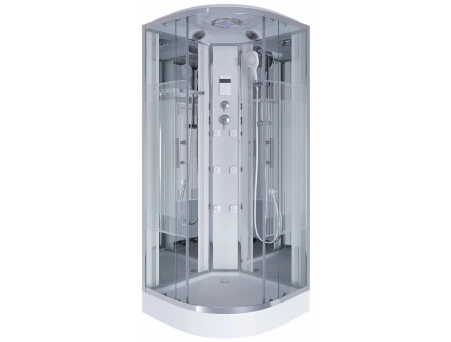 Душевая кабина Niagara Ultra NG-702-01 100x100 с низким поддоном, прозрачным стеклом с рисунком 7020164