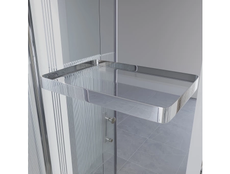 Душевая кабина Niagara Ultra NG-709-01 100x100 с высоким поддоном, прозрачным стеклом с рисунком 7090164 - фото 6