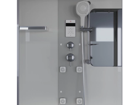 Душевая кабина Niagara Ultra NG-3170-01 170x75 с высоким поддоном, комбинированным стеклом (прозрачным, матовым) 31700164 - фото 5