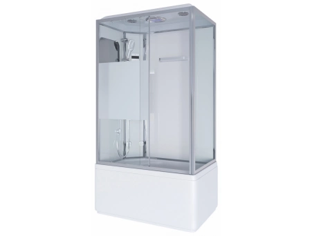 Душевая кабина Niagara Ultra NG-307-01L 120x80 с высоким поддоном, комбинированным стеклом (прозрачным, матовым) 3070164L