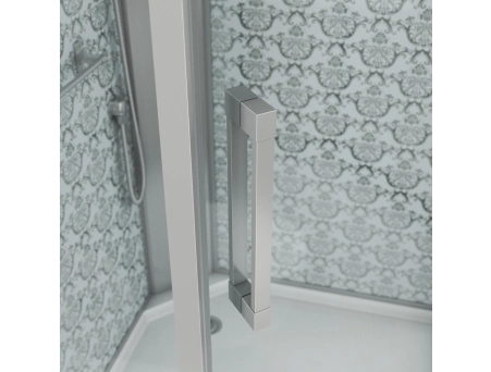 Душевая кабина Niagara Luxe NG-7717WBK 100x100 с низким поддоном, прозрачным стеклом 7717WBK - фото 6