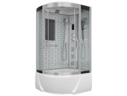 Душевая кабина Niagara Luxe NG-7712WR 80x120 высокий поддон, прозрачное стекло