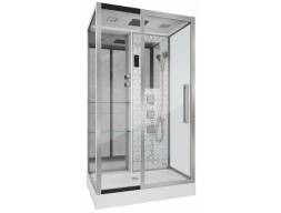 Душевая кабина Niagara Luxe NG-7713WL 82x120 низкий поддон, прозрачное стекло