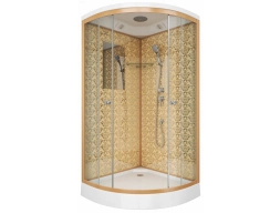 Душевая кабина Niagara Luxe NG-7701G 90x90 низкий поддон, прозрачное стекло