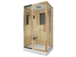 Душевая кабина Niagara Luxe NG-7711GL 90x120 низкий поддон, прозрачное стекло