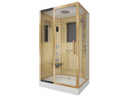 Душевая кабина Niagara Luxe NG-7711GL 90x120 с низким поддоном, прозрачным стеклом 7711GL