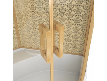 Душевая кабина Niagara Luxe NG-7744G 120x120 с высоким поддоном, прозрачным стеклом 7744G - фото 6