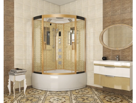 Душевая кабина Niagara Luxe NG-7744G 120x120 с высоким поддоном, прозрачным стеклом 7744G - фото 2