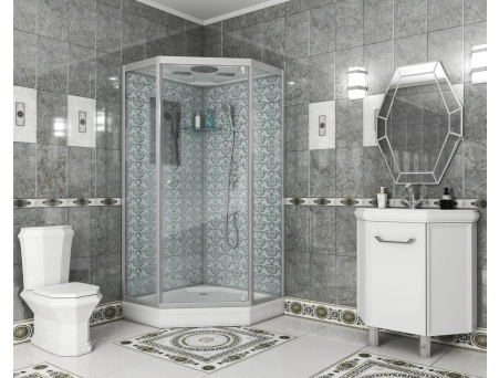 Душевая кабина Niagara Luxe NG-7702DW 100x100 с низким поддоном, прозрачным стеклом 7702DW - фото 2