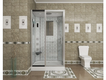 Душевая кабина Niagara Luxe NG-7711WL 90x120 с низким поддоном, прозрачным стеклом 7711WL - фото 2