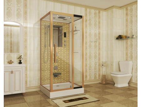 Душевая кабина Niagara Luxe NG-7714G 100x90 с низким поддоном, прозрачным стеклом 7714G - фото 2